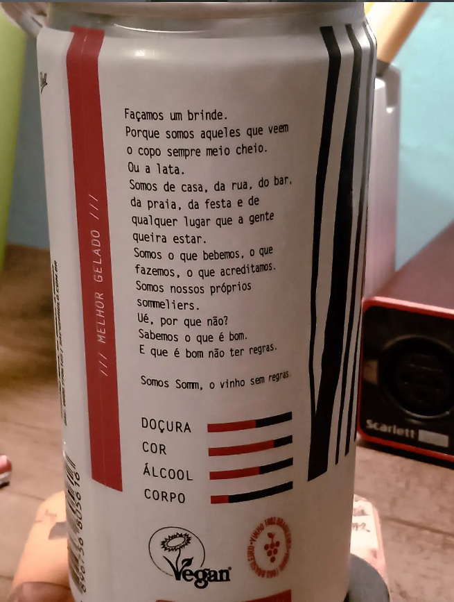 Tinto Cabernet Franc & Syrah Lata 269ml