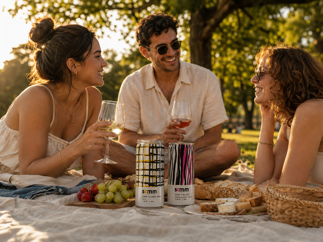 Vinho no parque: como escolher uma opção prática para beber ao ar livre