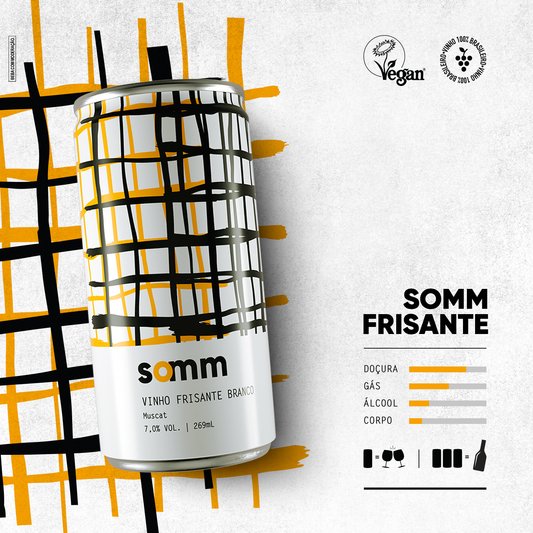 COMPRE 12 SOMM FRISANTE E GANHE 1 SOMM TINTO + 1 SOMM BRANCO + 1 SOMM ROSÉ